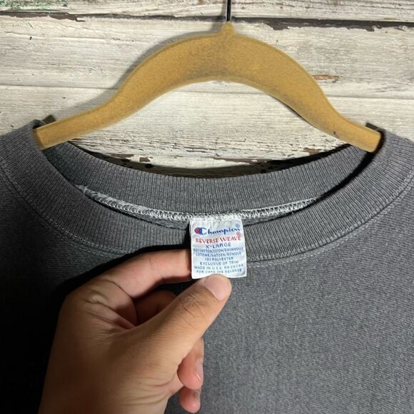 Vintage Champion Spellout Reverse Weave Sweatshirt - Picture 5 of 7